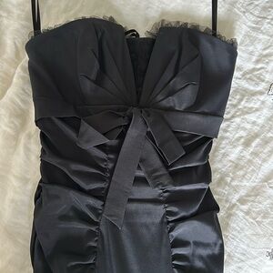 Y2K Caché black formal mermaid gown size 2